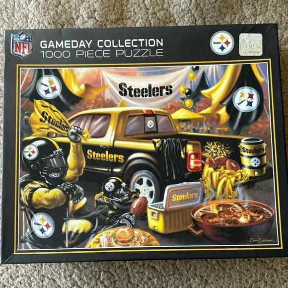 Game Day Collection Steelers puzzle 1000 piece - Picture 1 of 5